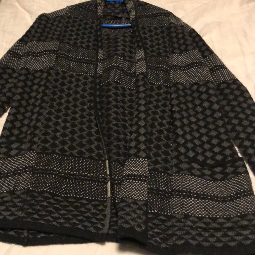 BCBG Long Open Cardigan